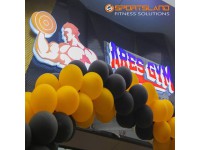 Công trình sàn cao su cho phòng gym Sportland fitness solution